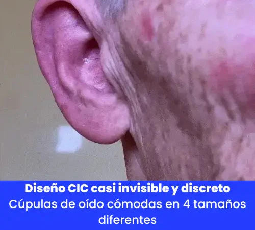 Micro CIC Audífonos recargables (Pareja)